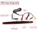 Universal Third Brake Light Camera Rear View Backup Camera with PAL/NSTC Switchable Function 