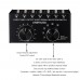 Lossless Audio Input Signal Selector Audio Input Switch 6 IN & 1 OUT Adjustable Output Volume 3.5mm Ports 