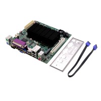 ITX-D525 Intel ATOM CPU D525 Motherboard INTEL MINI ITX POS ATM All in One Mainboard PCI Slot  