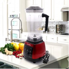 2L BPA Free Blender Mixer Juicer Food Processor 2200W 45000RPM Digital Touch Screen LED D6300 Red 