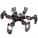 18DOF Hexapod Robot Spider Robot 2DOF PTZ with Main Board for Raspberry Pi 4B/1G Finished 