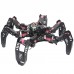 18DOF Hexapod Robot Spider Robot 2DOF PTZ with Main Board for Raspberry Pi 4B/1G Finished 