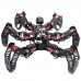 18DOF Hexapod Robot Spider Robot 2DOF PTZ with Main Board for Raspberry Pi 4B/2G Finished 