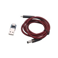 USB PD Cable 1M USB-C to DC PD Cable WITRN-PDC002 3rd Version + USB HID Upgrading Adapter Board