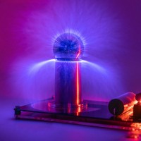 (No power supply)Super Mini Artificial Lightning Generator Mini Tesla Coil High Conversion Efficiency Scientific Experiments