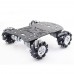 4WD 60mm Mecanum Wheel Robot Car Chassis Kit w/ MG513 Encoder Motor for Arduino Raspberry Pi DIY Project STEM Toy