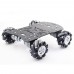4WD 60mm Mecanum Wheel Robot Car Chassis Kit Suspension Car Platform for Arduino Raspberry Pi DIY 