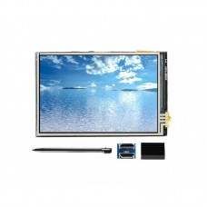 3.5inch HDMI LCD Display Screen Resistive Touch Screen 480x320 IPS Audio Output For 3.5mm Headphone 