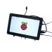 10.1" Capacitive Touch Screen HDMI VGA For Raspberry Pi 10.1inch HDMI LCD (H) (with case) 1024x600