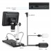 100X 2MP Andonstar Digital Microscope 3D Image Rotation w/ Adjustable Bracket 7" Screen 8 LEDs AD207