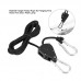 2PC 1/8'' Grow Light Hangers 68kg Heavy-duty Rope Ratchet For Carbon Filter Fan Reflectors