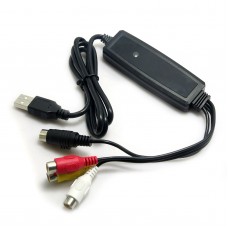 AVC03 USB2.0 Video Audio AV Grabber S-Video Composite Video Acquisition Adapter Recorder for Windows