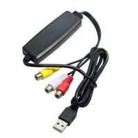 AVC03M Composite to USB Audio Video AV Acquisition Adapter Driver-Free Verison for Macintosh MAC