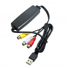 AVC03M Composite to USB Audio Video AV Acquisition Adapter Driver-Free Verison for Macintosh MAC