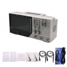 Hantek DSO7302B Digital Storage Oscilloscope 300MHz 2 Channels 7" LCD 2Gsa/s OSC 64K Memory Depth