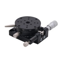 40*40mm R Axis Manual Displacement Platform 360° Rotating Sliding Stage Precise Bearing Linear Stage RJ40-L