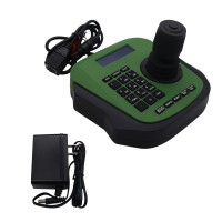 MY-C300 4D PTZ Keyboard Controller Joystick IP PTZ Controller w/ LCD Screen Voice Prompt Button Green