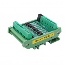 8 Channel Relay Module Optocoupler Isolation Module Low Level NPN Output (Input 3.3V) 