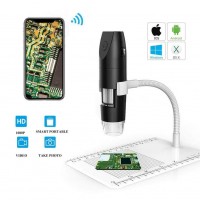 Maxgeek 2MP Digital Microscope Magnifier Wireless WiFi 1000X USB For IOS iPhone Android