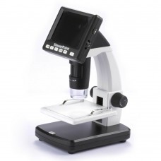 5MP 3.5 inch LCD Display Magnifier Digital Microscope 300x Zoom 8 LEDs USB/AV Output 