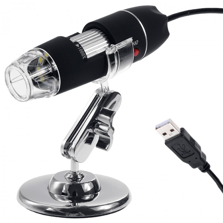 50X-500X 2MP USB 8 LED Digital Microscope Endoscope 