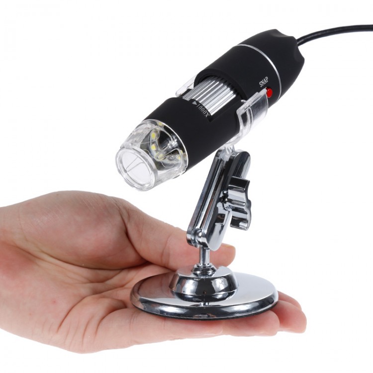 Webcams - 2MP 500X 8 LED USB Digital Microscope Endoscope 