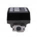 FM-120 4 Digital Gasoline Fuel Petrol Oil Flow Meter 20-120L/Min Four Digital for Diesel Fuel Oil Flow Meter Counter