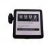 FM-120 4 Digital Gasoline Fuel Petrol Oil Flow Meter 20-120L/Min Four Digital for Diesel Fuel Oil Flow Meter Counter