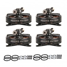 4pcs T-Motor Brushless Motor 1500KV For Fixed Wing F3P 3D 4D Acrobatic Planes (AS2303 KV1500)