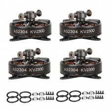 4pcs 2300KV T-Motor Brushless Motor For RC Fixed Wing Airplane Acrobatic Planes (AS2304 KV2300)