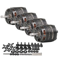 4PCS 880KV T-Motor Brushless Motor Long Shaft For Trainer Slider Small 3D (AS2317 KV880)