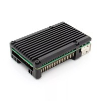 For Raspberry Pi 4B Case Aluminum Alloy Shell Heat Sink DIY Unfinished (Without Fan)