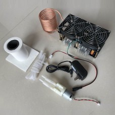 1800W ZVS Induction Heater Main Board + Heating Coil + Crucible + Water Pump + Pump Power Supply 