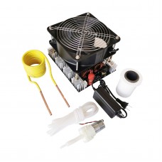 4000W ZVS Induction Heater Main Unit + Heating Coil + Water Pump + Pump Power Supply + 70mL Crucible