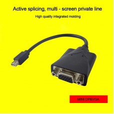 0.25M Mini DP to VGA Adapter Mini Displayport to VGA Adapter Active Type For Multi-Screen 