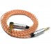 Earphone Upgrade Cable For MSR7 SR5 Sony 1A WH1000XM2 100AAP ABN (Single Crystal Copper 6-Strand)                        