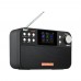 FM/DAB/DAB+ Portable Digital Radio w/ 2.4" TFT LCD Color Display Support BT4.0 GTMEDIA Z3B