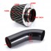 76mm/3" Car Cold Air Intake Filter Kit Aluminum Induction Kit Pipe Hose System XH-UN058