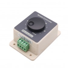 DC Motor Speed Controller 10-60V 20A Pulse Width Modulator PWM Speed Controller Waterproof Shell Motor Speed Regulator     