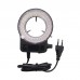 Microscope LED Ring Light 144LEDs Adjustable Ring Light Lamp Illuminator MIC-209 