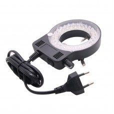 Microscope LED Ring Light 144LEDs Adjustable Ring Light Lamp Illuminator MIC-209 