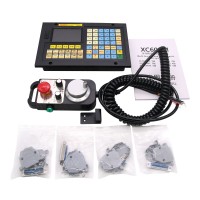 4Axis CNC Controller Kit MPG Pendant Handwheel w/Emergency Stop +  4-Axis CNC Controller XC609MD