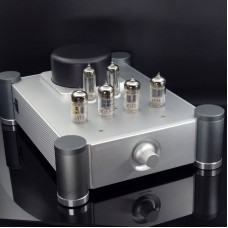 Vacuum Tube Preamplifier Tube Preamp 20Hz-30KHz Frequency Response with 6N4+12AU7 Tubes Assembled 