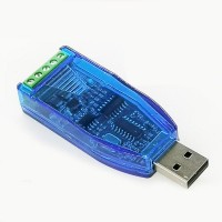 Industrial USB to RS485 Converter USB to 485 Communications Module w/ CH340 Chip TVS Protection U485 