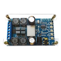 2x50W Bluetooth Digital Amplifier Board Audio Amp Board w/ Acrylic Shell without POP Sound Unassembled 