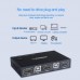 2 Port HDMI KVM Switch 2 IN 1 OUT 4K*2K 30Hz For Dual PC Hosts AM-KM201 Black 