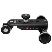 3-Wheel Auto Dolly Car Motorized Video Slider 5 Speeds Max. Load 4KG For DSLR Smartphone PPL-06S PRO