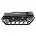 RC Tank Chassis Metal Track Tank with Controller System 30KG Load Capacity WT-200 Assembled      