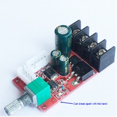 15A DC Motor Speed Controller Board LED Dimmer DC 10V-50V Speed Switch  