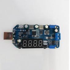 15W 2A USB Buck Boost Converter Adjustable Step Up Down Power Supply Module without Shell